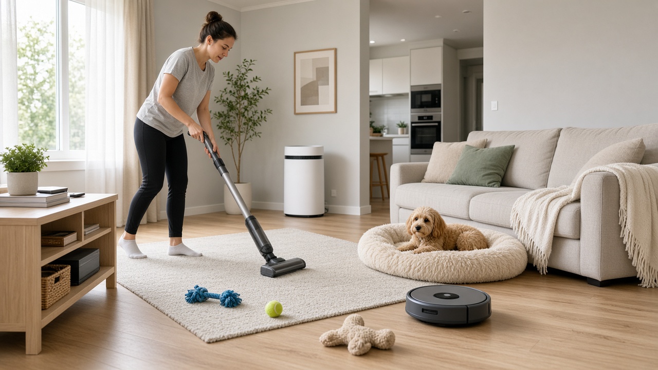 Pet Owner Cleaning Kit: Vacuum, Air Purifier & Daily Tools cover